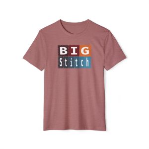 Front: Big Stitch logo; Back: Quilt with sound